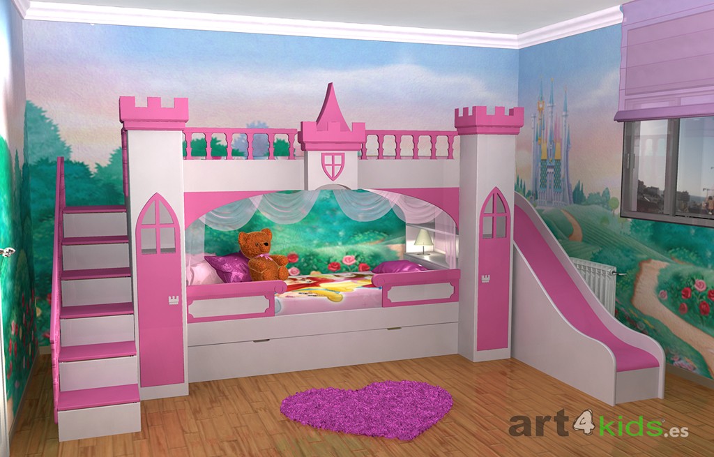 Castillo de princesa mod: Berta - art4kids - Habitaciones temáticas